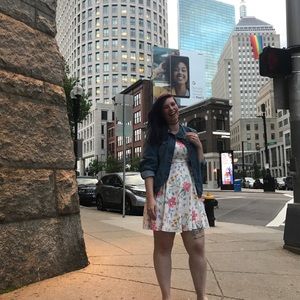Old navy floral spring dress